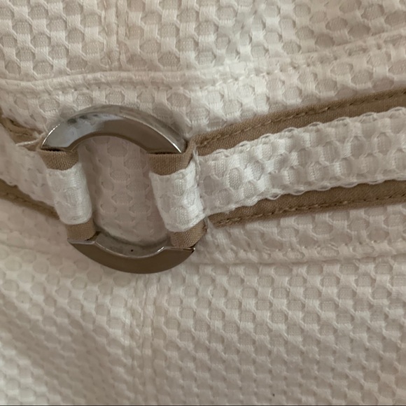 WHBM White Textured Shift Shape Dress Size 2 - Picture 6 of 7